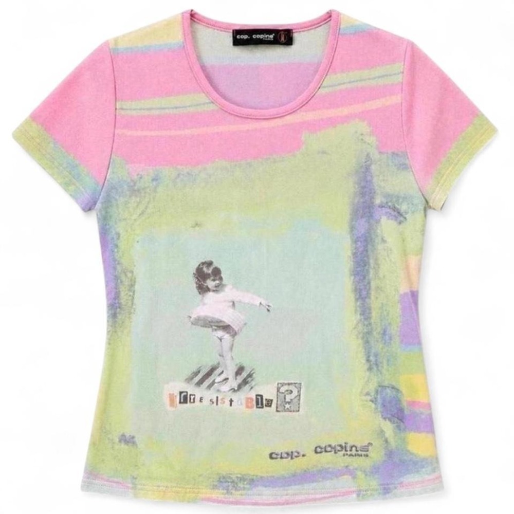 Cop Copine multicoloured cotton t-shirt